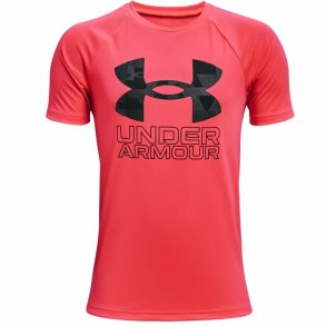 Kortrmet T-shirt til Brn Under Armour Tech Hybrid Rd