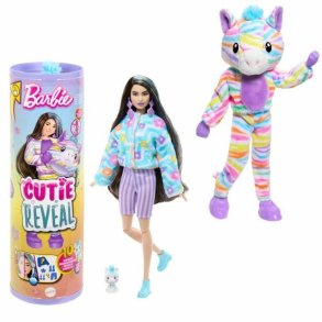 Babydukke med tilbehr Barbie Zebra Doll Colorful Dream