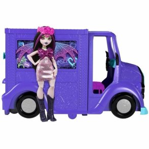 Babydukke med tilbehr Monster High Tour Bus Rock Sang-sationnel