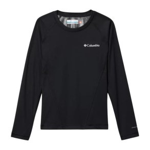 Lang�rmet T-shirt til B�rn Columbia Midweight Crew 2 Sort