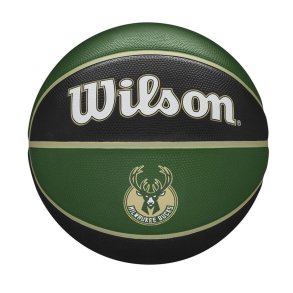 Basketball Wilson NBA Team Tribute Milwakee 7 Gr�n Naturgummi (St�rrelse 7)