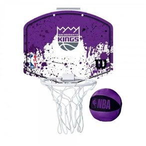Basketballkurv Wilson NBA Team Mini Hoop Kings Sort