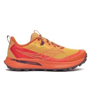 Trail l�besko til m�nd (bjergl�b) Saucony Peregrine 15 Gul Orange