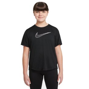 B�rne Kort�rmet T-shirt Nike DD7639-010 Sort