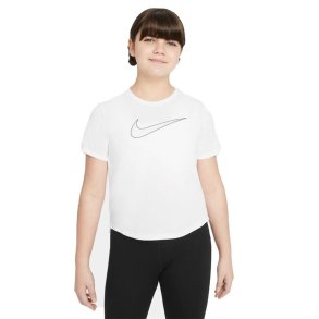 B�rne Kort�rmet T-shirt Nike DD7639-100 Hvid