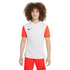 B�rne Kort�rmet T-shirt Nike TIEMPO PREMIER 2 TEE DH8389 101 Hvid (12 �r)
