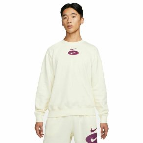 Sweaters uden H�tte til M�nd Nike Swoosh League Hvid