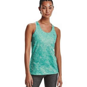 Kort�rmet T-shirt til Kvinder Under Armour HeatGear  Akvamarin