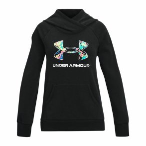 Sweatshirt med h�tte til piger Under Armour Rival Sort