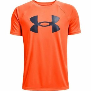 Kort�rmet T-shirt til B�rn Under Armour Orange