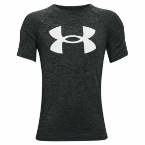 Kort�rmet T-shirt til B�rn Under Armour Tech Twist SS Sort