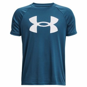 B�rne Kort�rmet T-shirt Under Armour Big Logo Bl�