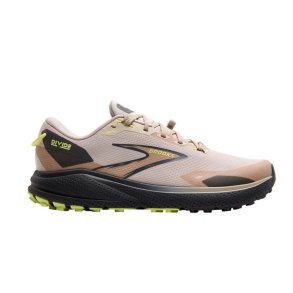 Trail l�besko til m�nd (bjergl�b) Brooks Divide 6 Beige