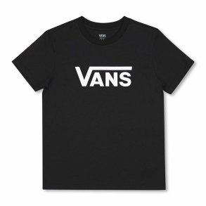 Kortrmet T-shirt til Kvinder Vans Drop V SS Crew-B Sort
