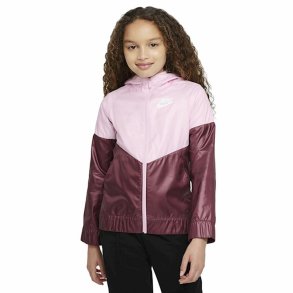 Sportsjakke til brn Nike Sportswear Windrunner Pink