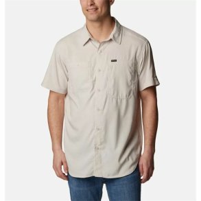 Kortrmet T-shirt til Mnd Columbia Silver Ridge Utility Beige