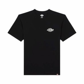 Kortrmet T-shirt til Mnd Dickies Wood Logo Sort
