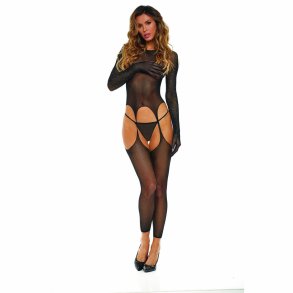 Bodystocking Ren� Rof� Sort (Onesize)