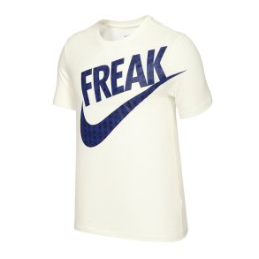 Kort�rmet T-shirt til M�nd Nike Giannis Hvid