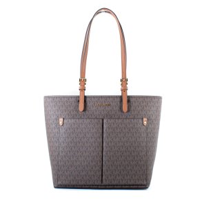 H�ndtasker til damer Michael Kors BRADSHAW Brun 35 x 26 x 10 cm