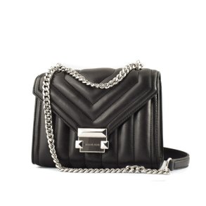 Skuldertaske Michael Kors WHITNEY-BLACK Sort 20 x 15 x 9 cm