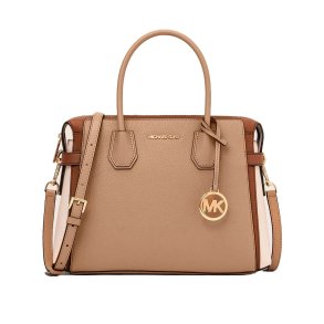 Hndtasker til damer Michael Kors MERCER CAMEL MULTI Brun 30 x 23 x 10 cm