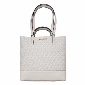 Skuldertaske Michael Kors Kelli Hvid 30 x 27 x 9 cm