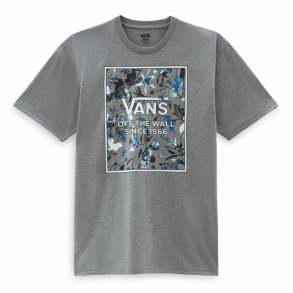 Kortrmet T-shirt til Mnd Vans Night Mrkegr