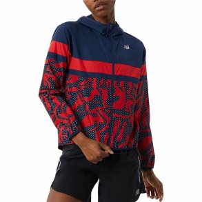 Sportsjakke til damer New Balance Printed Accelerate Bl�