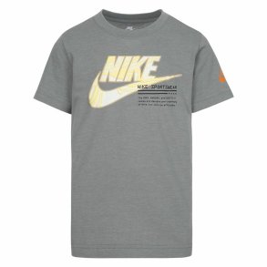 Kort�rmet T-shirt Nike Nike Futura Micro Text