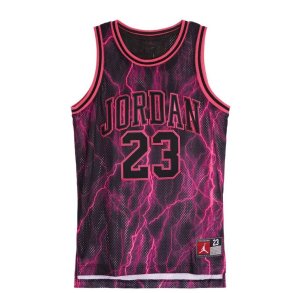 B�rne Kort�rmet T-shirt Nike JDN JORDAN 23 AOP JERSEY 95C655 K09 Sort