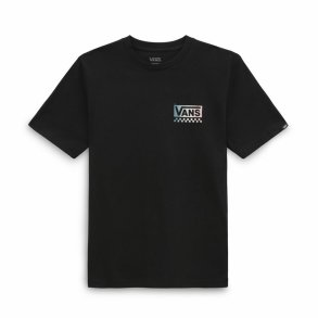 Kort�rmet T-shirt til B�rn Vans Global Stack-B Sort