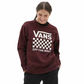 Sweaters uden H�tte til Kvinder Vans Lock Box Crew-B R�dbrun