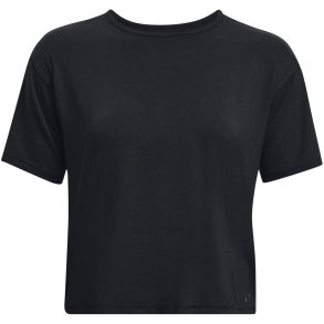 Kort�rmet T-shirt til Kvinder Under Armour Sort Fitness