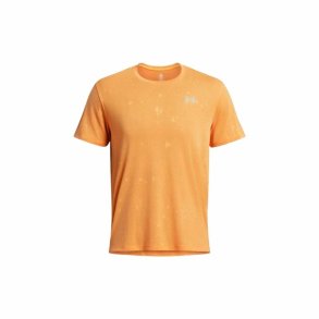 Kortrmet T-shirt til Mnd Under Armour Launch Mrk orange