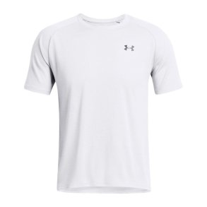 Kort�rmet T-shirt til M�nd Under Armour Tech Textured Hvid