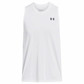T-shirt til Mnd uden rmer Under Armour Tech Tank Hvid