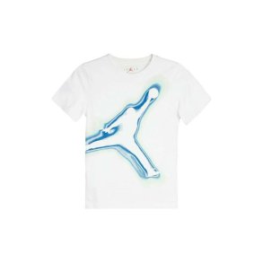 B�rne Kort�rmet T-shirt Jordan JDB AIR HEATMAP JUMPMAN HBR SS 95D238 001 Hvid