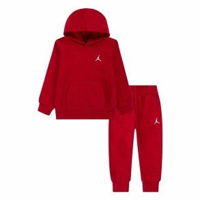 Sportstj til Baby Jordan MJ Brklyn Fleecec Pullover Set Rd 2 Dele