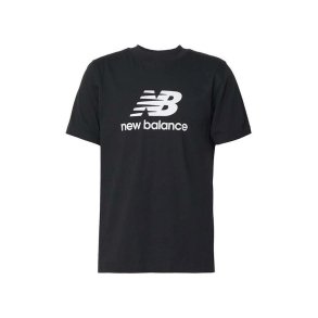 Kort�rmet T-shirt til M�nd New Balance SE LOG SS MT41502 BK Sort