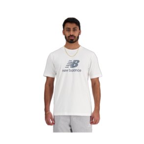 Kort�rmet T-shirt til M�nd New Balance MT41502 WT Hvid
