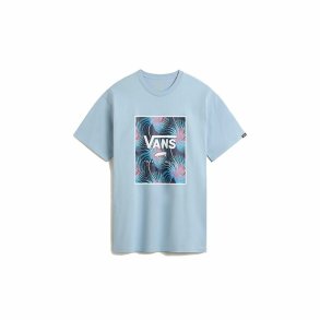 Kortrmet T-shirt til Mnd Vans VN0A5E7YCZI1 Himmelbl