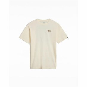 Kortrmet T-shirt til Mnd Vans Off The Wall Block Fi Varm hvid