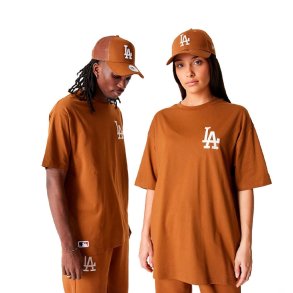 Kortrmet T-shirt til Mnd New Era  TEE LOSDOD TPNSTN 60416427 Brun