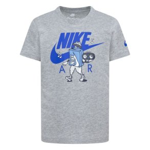 B�rne Kort�rmet T-shirt Nike Air Boxy Lysegr�