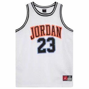 Basketballstrje Jordan Hvid