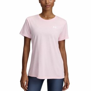 Kortrmet T-shirt til Mnd Under Armour Tech Pink