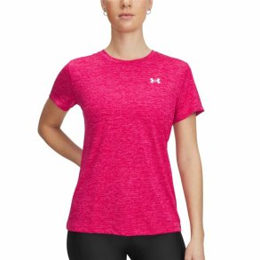 Kortrmet T-shirt til Mnd Under Armour Tech Ssc- Twist Pink