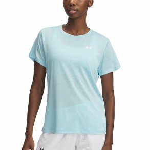 Kort�rmet T-shirt til Kvinder Under Armour Tech Himmelbl�