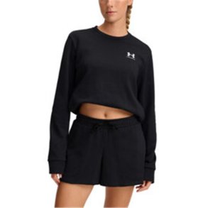 Sweaters uden H�tte til Kvinder Under Armour Rival Terry Crew Sort